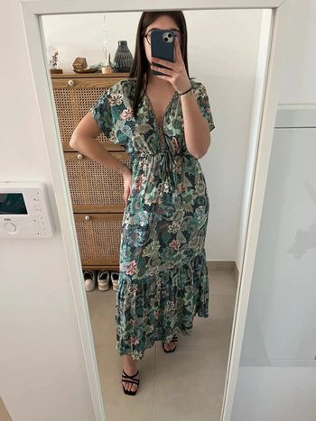 Robe longue fleurie Ema Blue’s