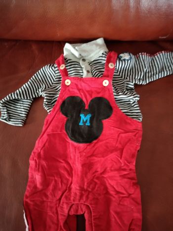 Salopette Mickey 9 mois