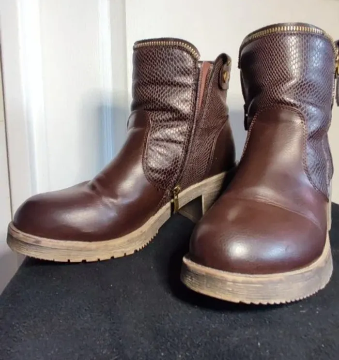 Bottines marron Bata