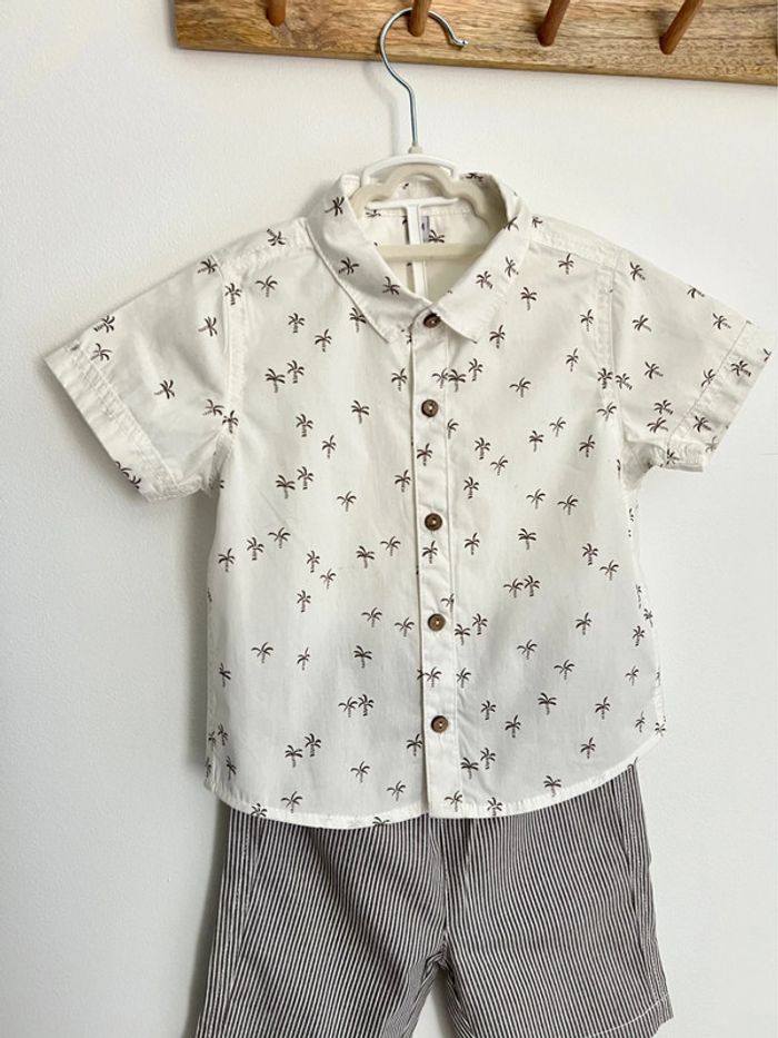 Ensemble 2 pièces short et chemise 23 mois - photo numéro 4