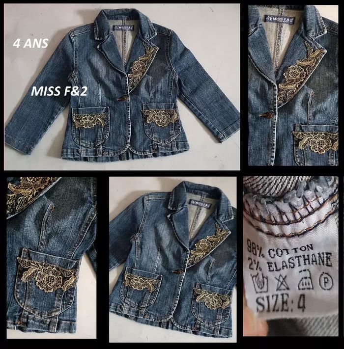 LOT vêtements filles taille 4 - 5 ans - photo numéro 3