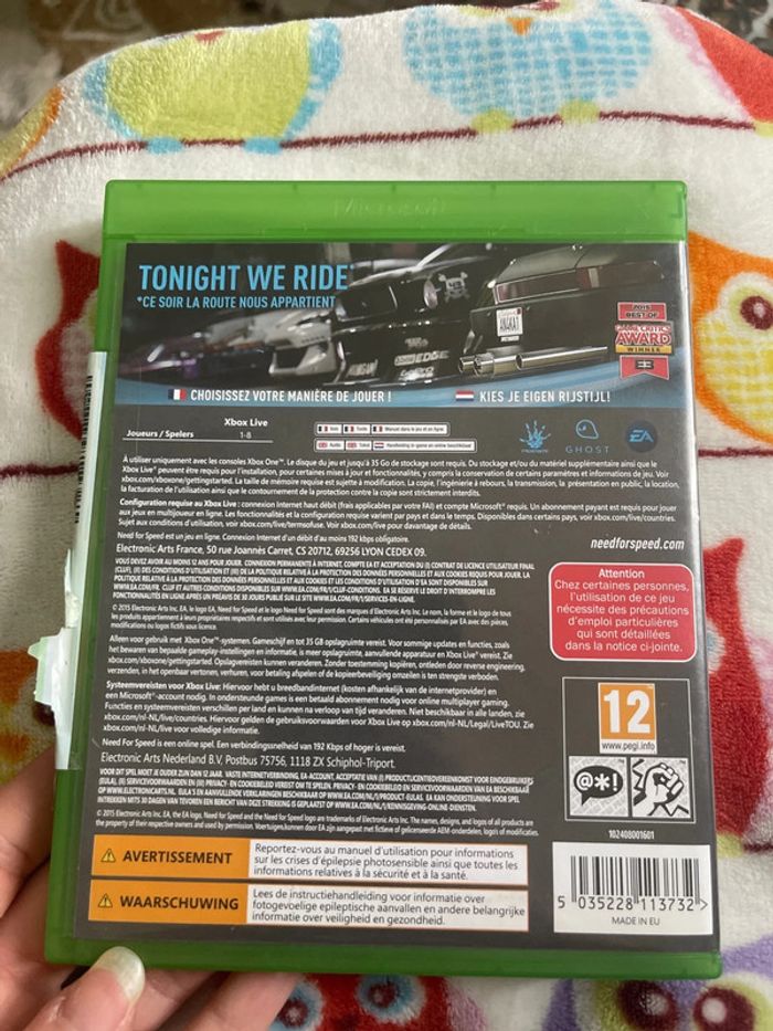 Jeu xbox one need for speed - photo numéro 2