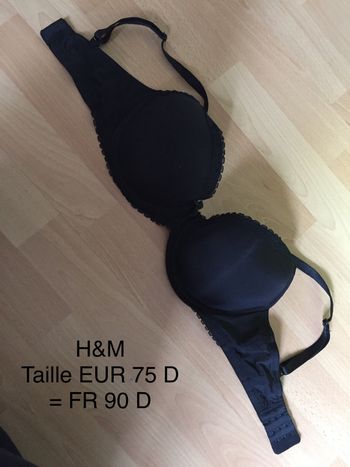 Soutien gorge H&M Taille 90 D
