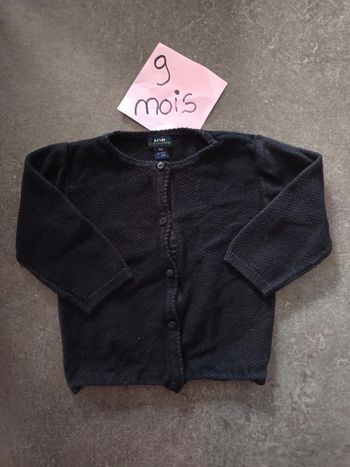Gilet noir 9 mois