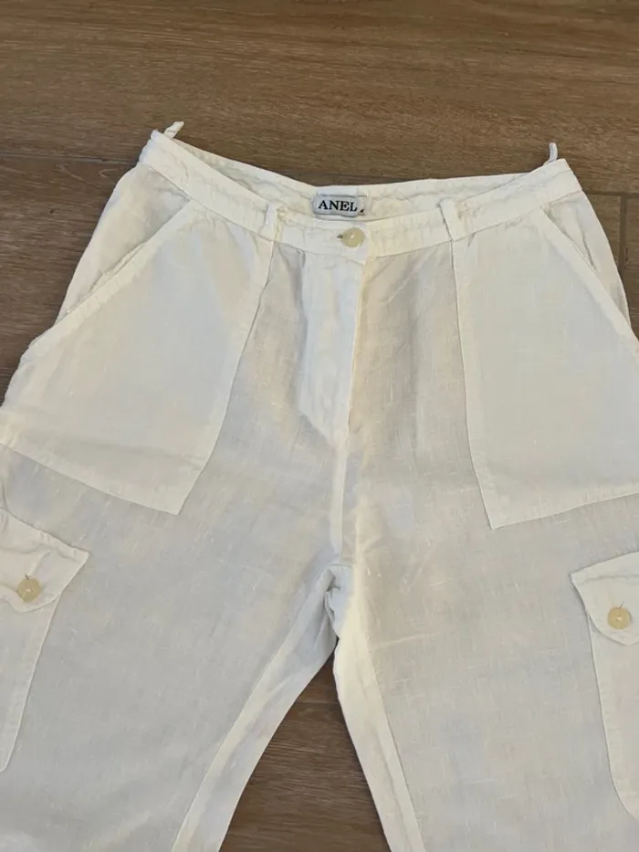 Pantalon en lin taille M - photo numéro 2