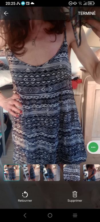 Robe d'été fluide 36  - Motif Ethnique H&M Divided c73