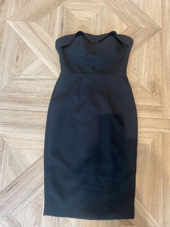 Robe noire bustier