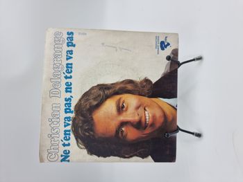 Vinyle 45 tours Christian Delagrange : Ne t’en va pas, ne t’en va pas avec fourreau