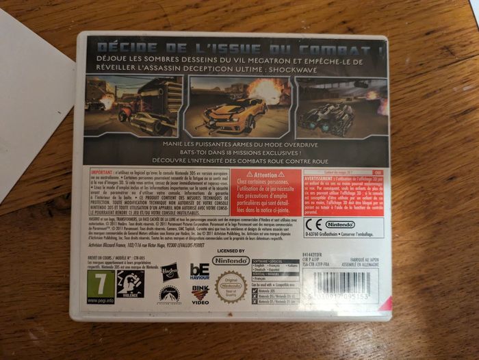 Transformers 3 Nintendo 3DS - photo numéro 4