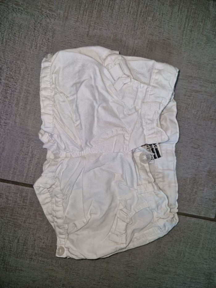 Short blanc 12 mois tao