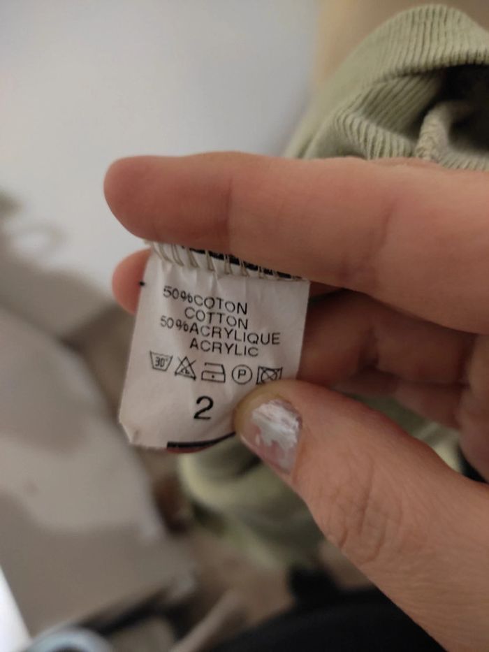 T-shirt kaki manche longue - photo numéro 2