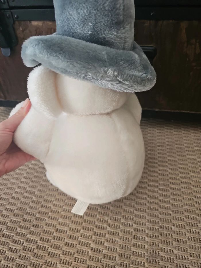 Grande peluche bouli bonhomme de neige vintage - photo numéro 6