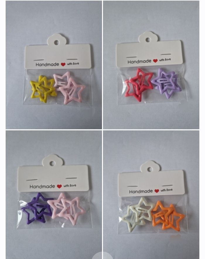 Lot de 8 paquets de pinces a cheveux