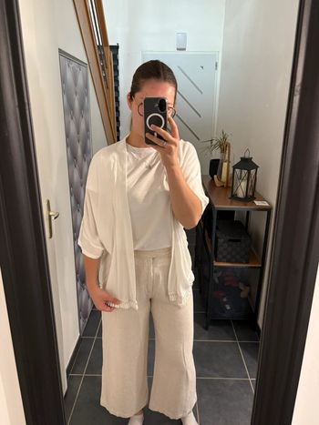 Ensemble été : Kimono & Pantalon M très bon état Stradivarius🤍