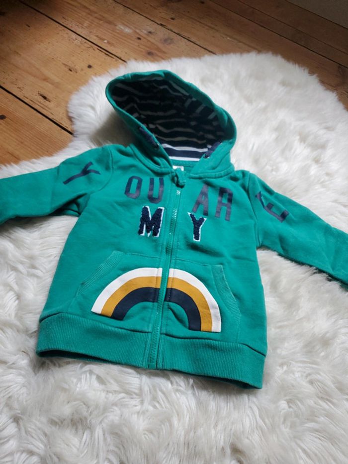 Veste capuche 9mois - photo numéro 2