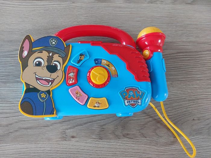 Mini radio karaoke pat patrouille