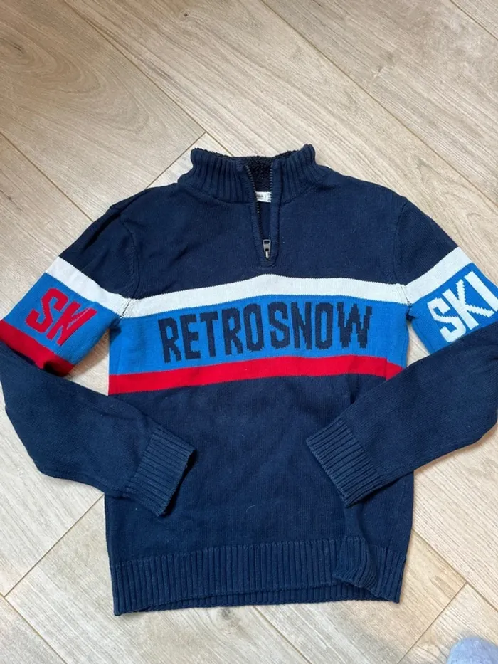 Pull rétro ski