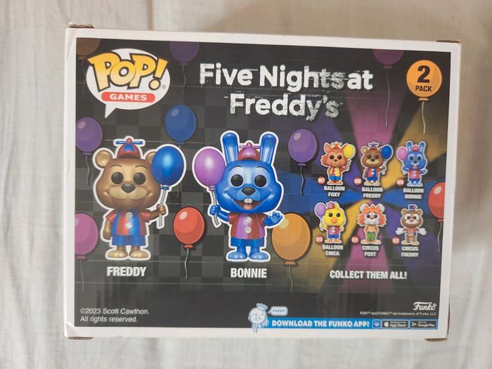 Pop Ballon Freddy Ballon Bonnie Five nights at freddy's - photo numéro 7