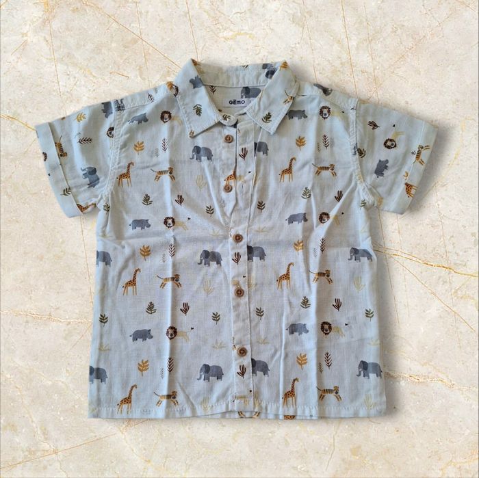 Chemise manche courte Gémo 3 ans