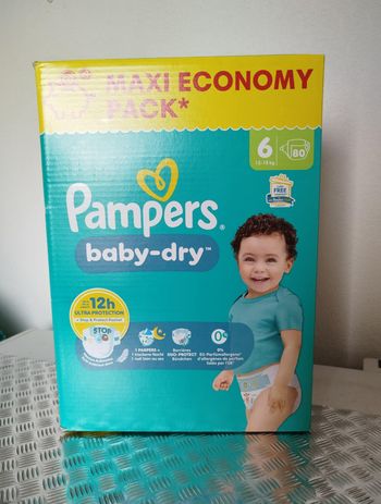 Pampers Baby Dry T6  x80 13-18kgs