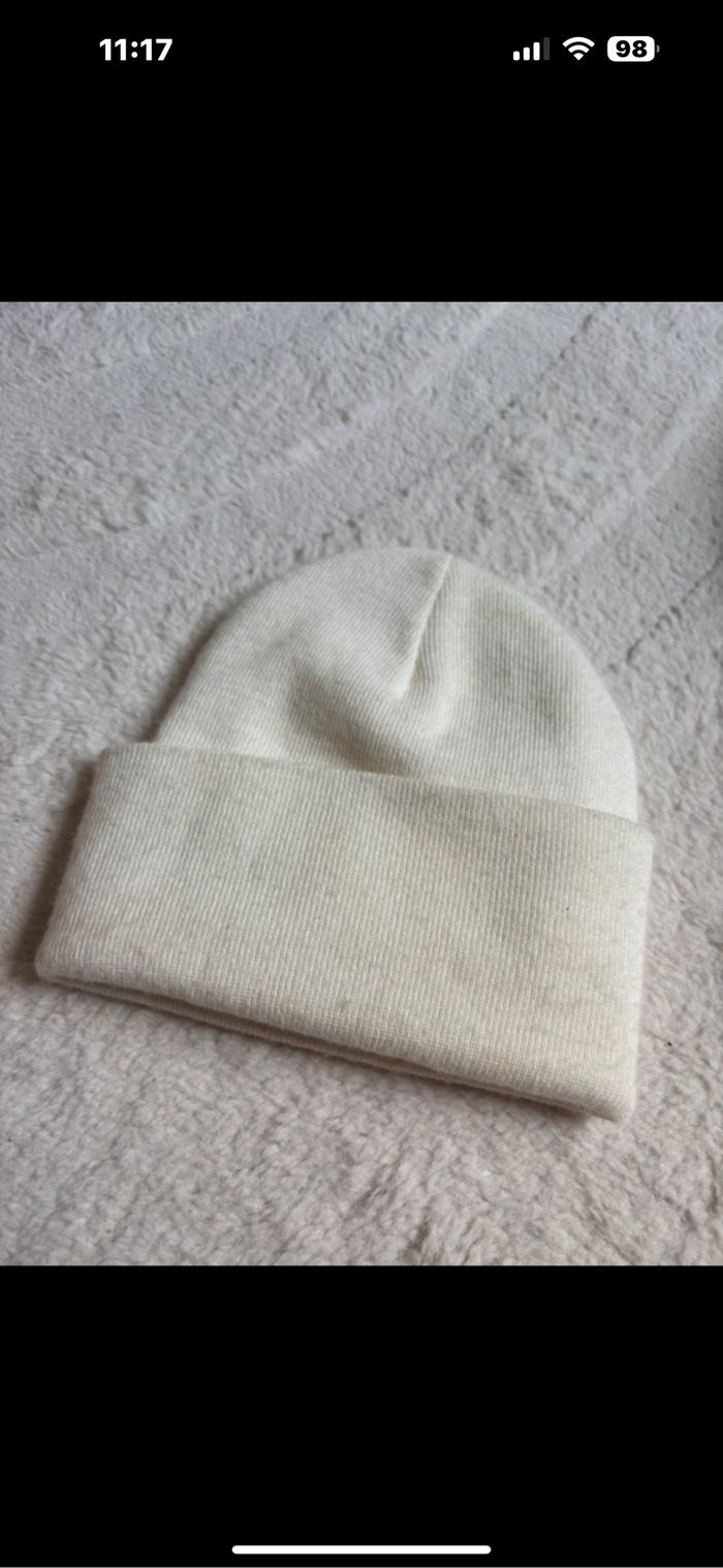 bonnet levi’s blanc - photo numéro 2