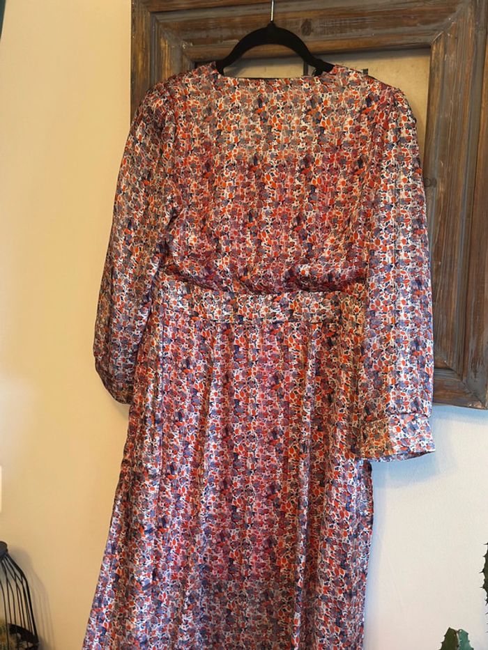 Robe longue modèle Maya à fleurs lurex Opullence Paris taille S - photo numéro 5