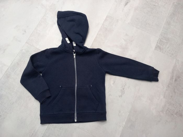 Sweat zippé à capuche 6 ans garçon
