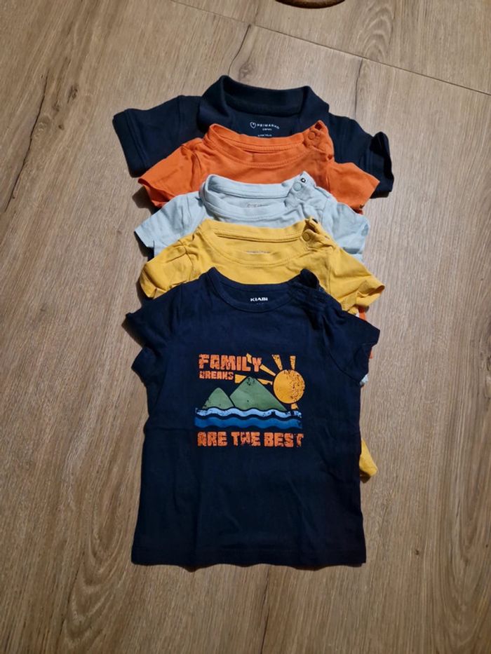 Lot de 5 tee shirt 6 mois