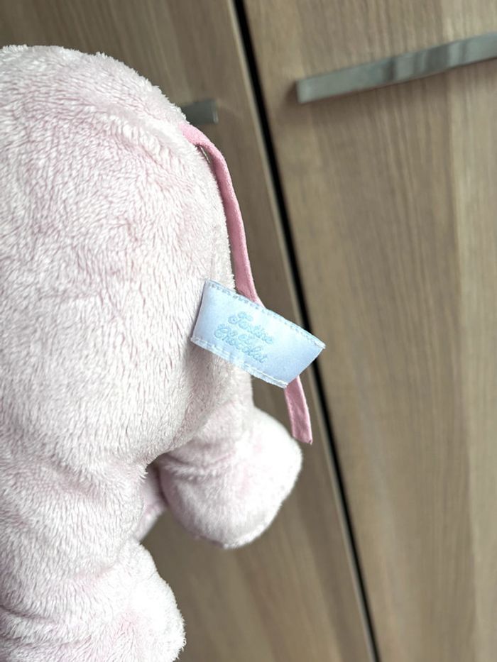 Peluche Ferdinand l'éléphant Rose (25 cm) Tartine et chocolat - photo numéro 13