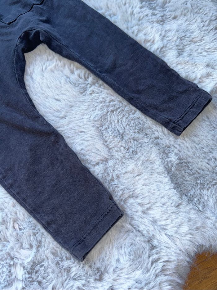 Pantalon souple / legging noir - 9/12 mois - Zara - photo numéro 3