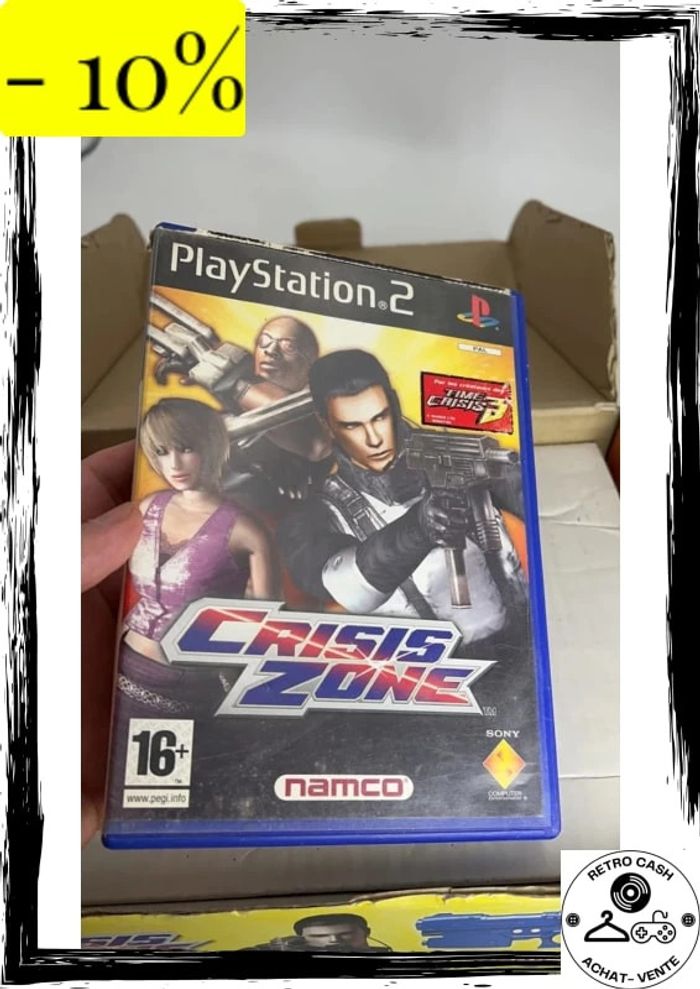 Jeu Sony Playstation 2 PS2 Pack Crisis Zone + G-Con 2 - photo numéro 9