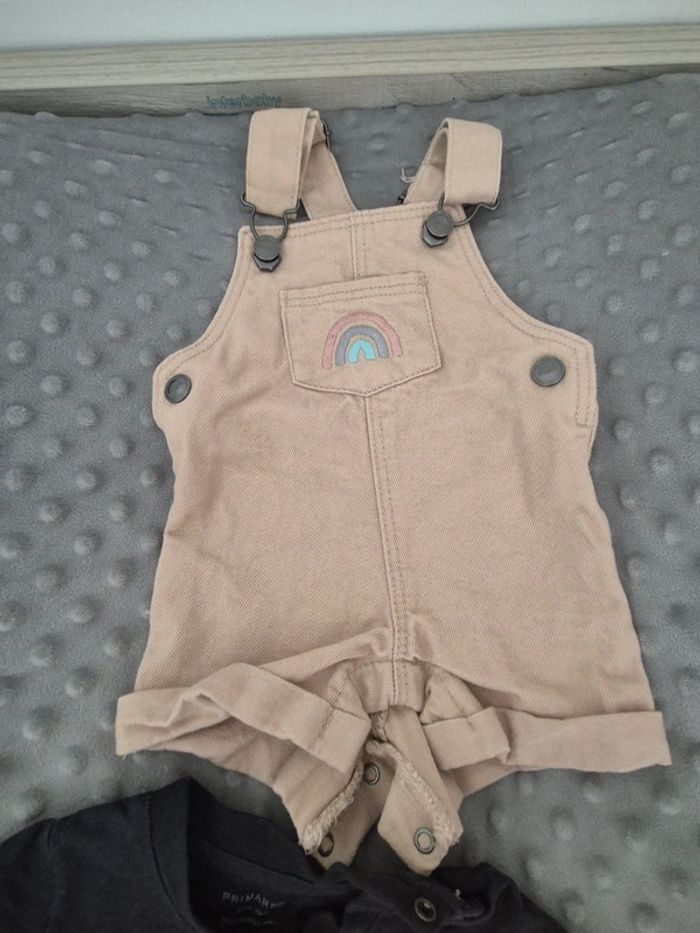 Ensemble salopette et t shirt bébé - photo numéro 2
