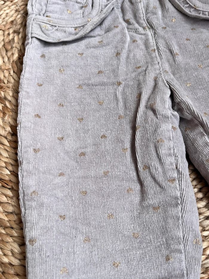 Pantalon chaud velours côtelé 24 mois - photo numéro 2
