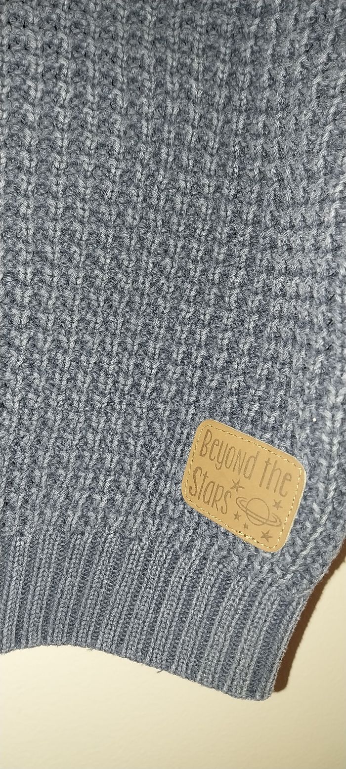 Pull Grosses mailles coton by Kiabi Excellent état 18 mois - photo numéro 4