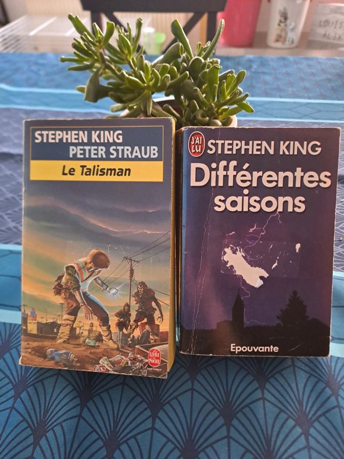 Lot de 2 livres Stephen King