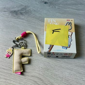Pendant Letter F Pin For Love Plush Bloom
