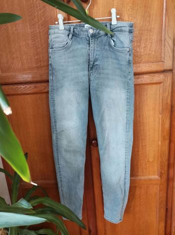 Jeans droit / slim taille haute vintage denim zara t Taille 40 I. Code Y2k
