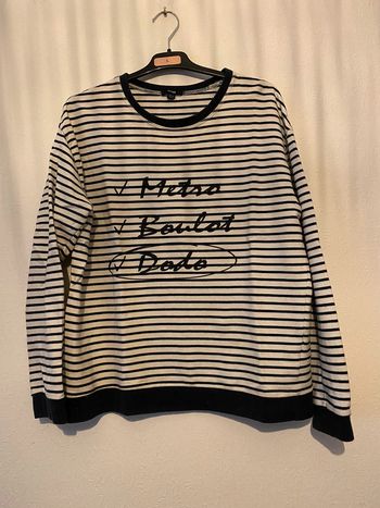 Sweat-shirt rayures