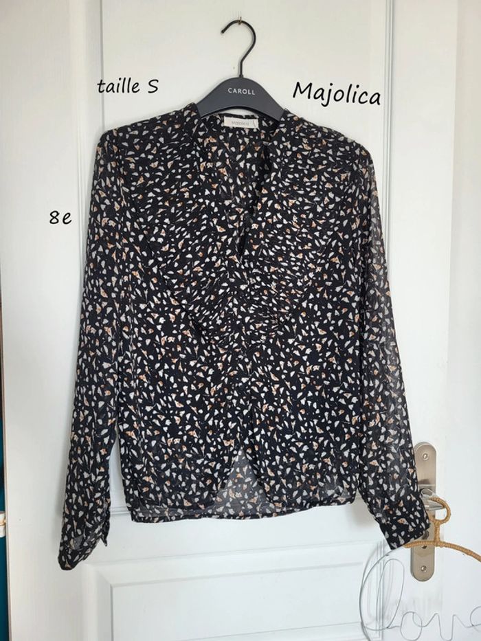 Chemisier léger transparent Majolica taille S