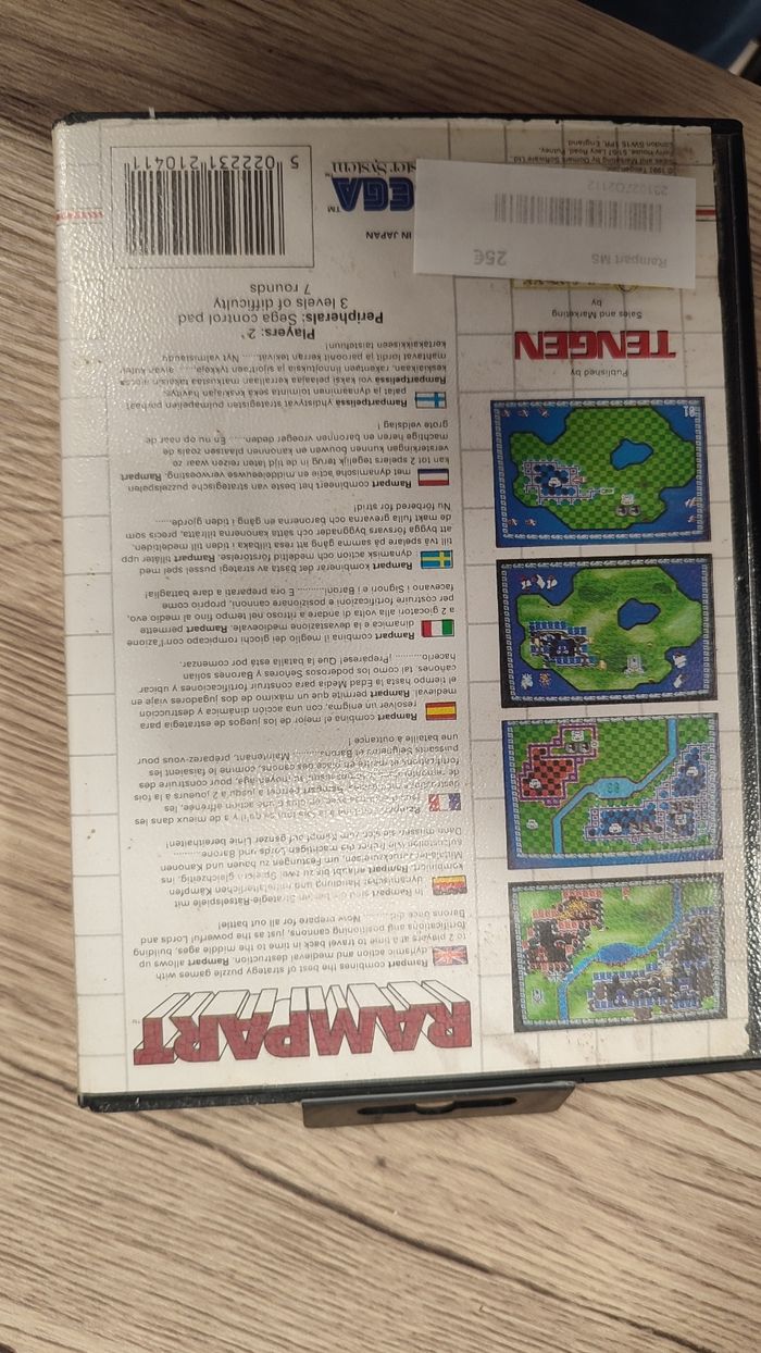 Rampart Sega master system - photo numéro 3