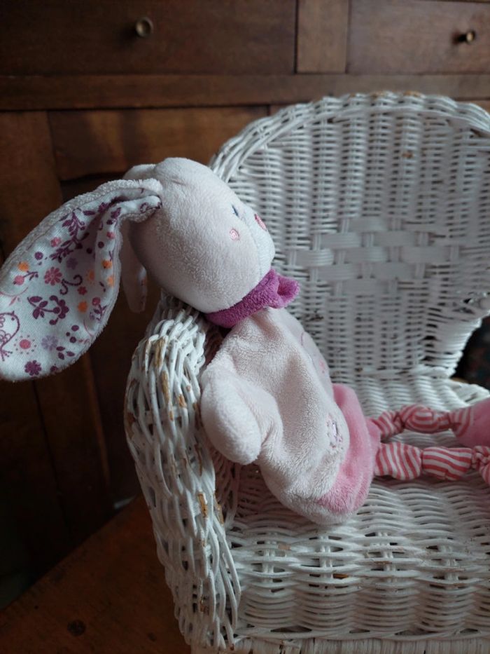Doudou lapin oreilles liberty Tex - photo numéro 2