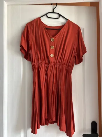 Robe terracotta taille M