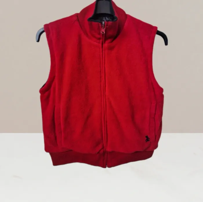 Doudoune sans manches noir & rouge - Lulu Castagnette - Taille 40/42 - photo numéro 2