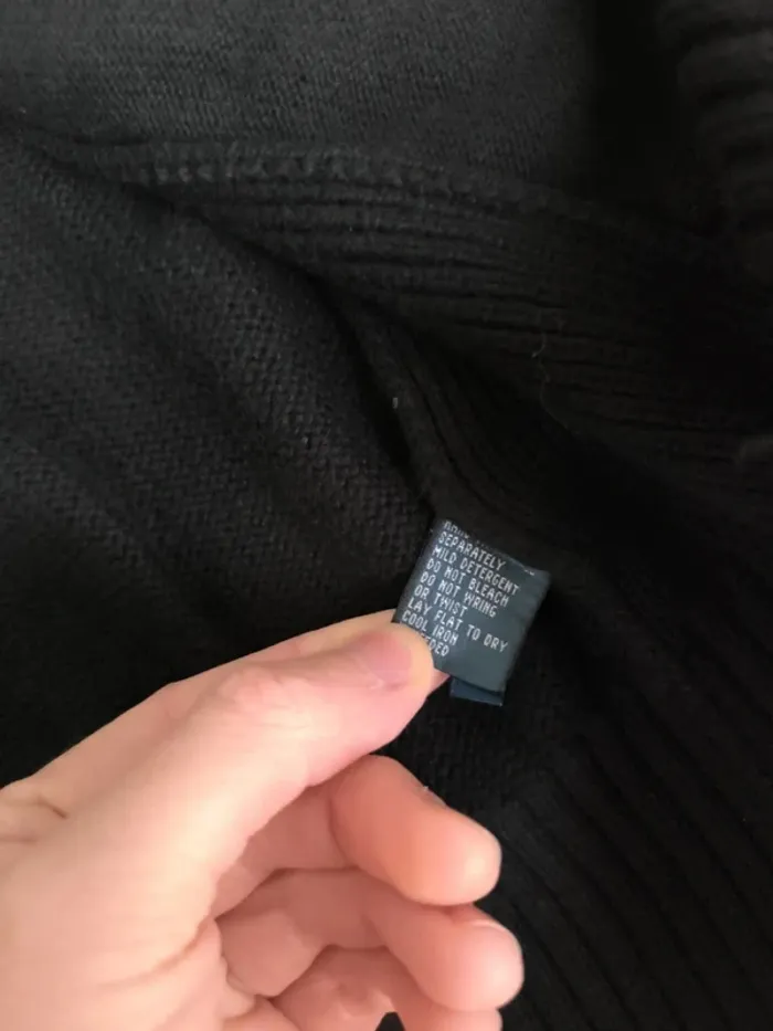 Pull full zip camionneur Polo Ralph Lauren Homme M Noir logo violet - photo numéro 13