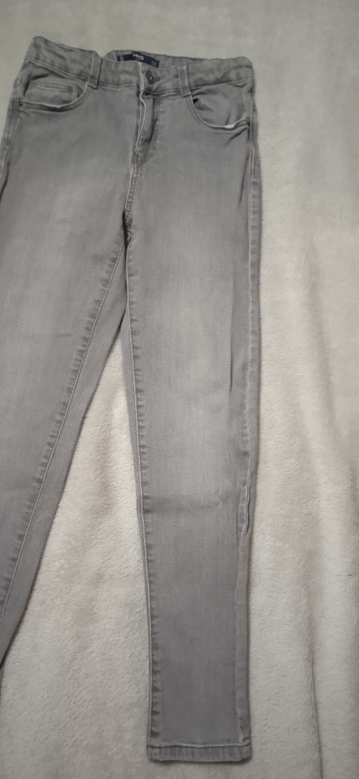 Jean slim gris taille 11/12 ans - photo numéro 4