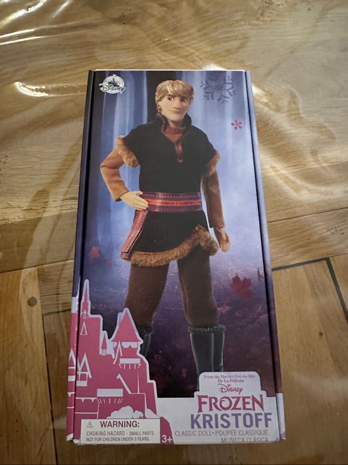 Poupée Disneyland Paris Kristoff de la reine des neiges Neuf