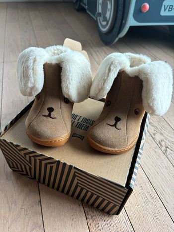 Camper FW Peu Bottines Fourrées Marron - Neuves