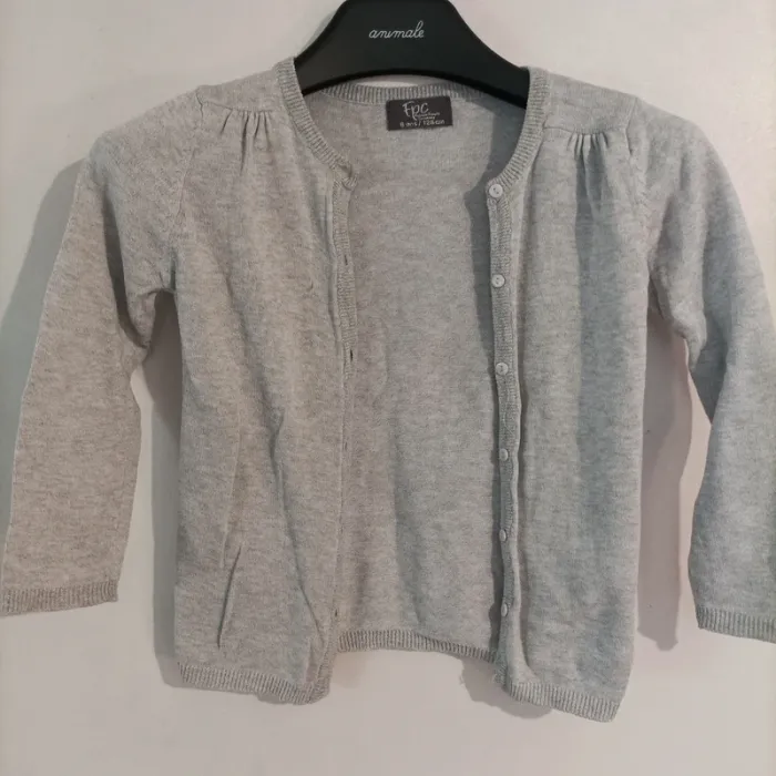 Gilet boutons 8 ans FPC