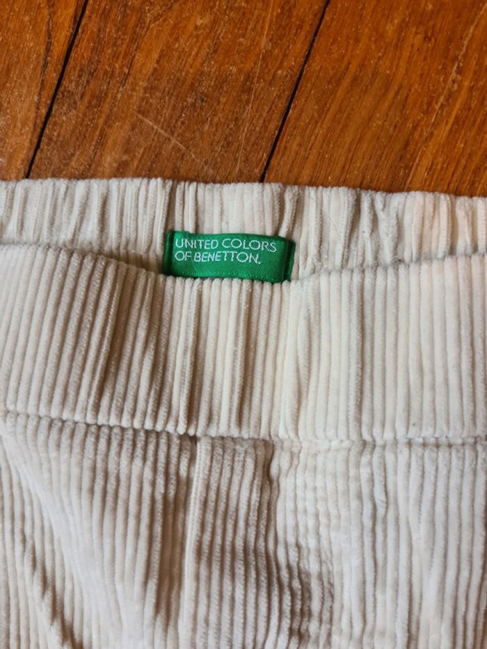 Pantalon velours Benetton T44 - photo numéro 2