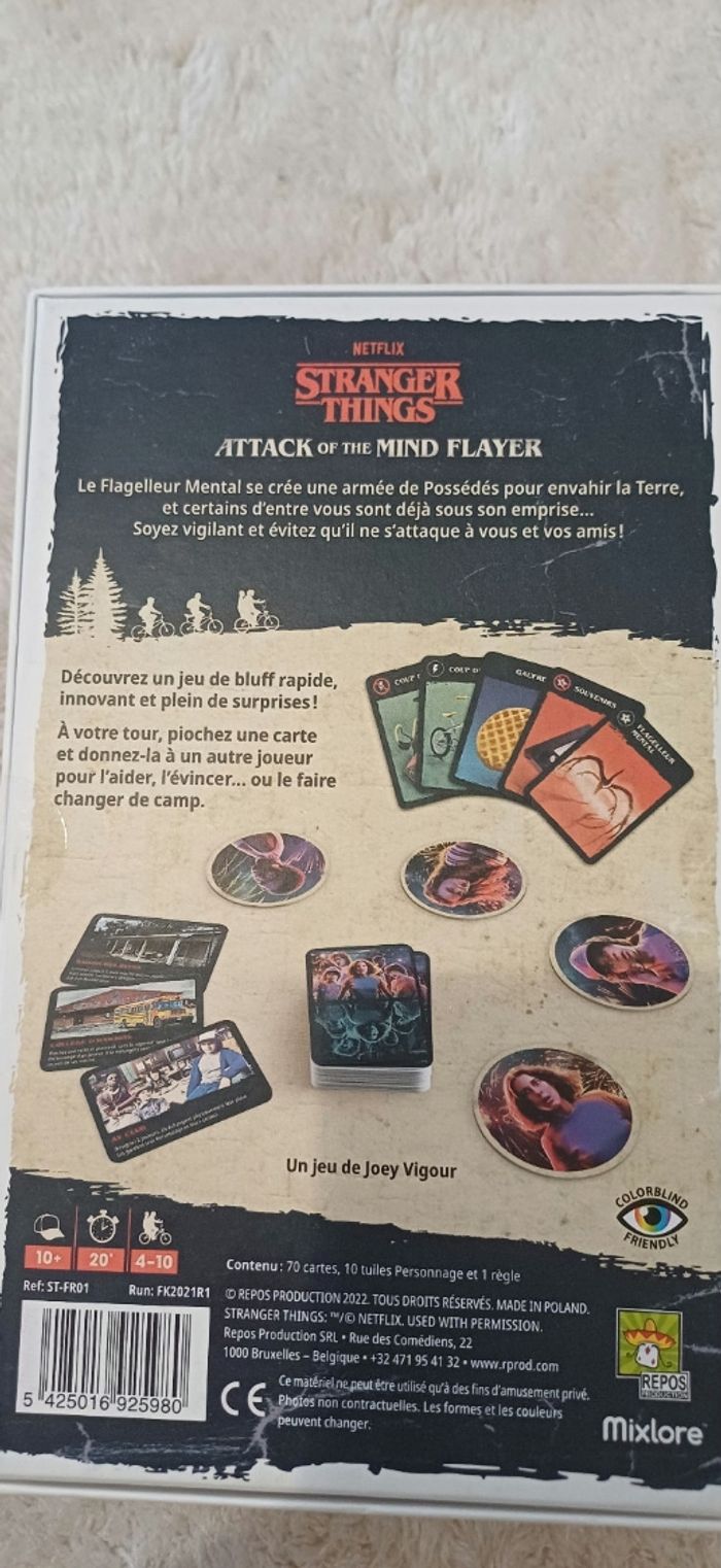 Jeu Stranger things neuf boîte scellée 10+ - photo numéro 3